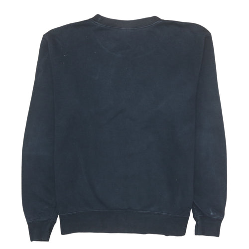 Nike Men's Black Small Crew Neck Pullover Fleece Sweatshirt