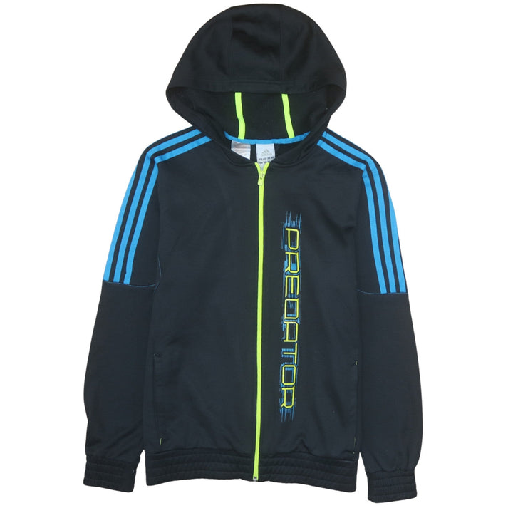 Adidas Boys Black Predator Full Zip Hoodie 15-16 Years