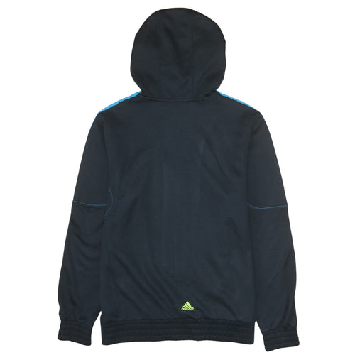 Adidas Boys Black Predator Full Zip Hoodie 15-16 Years