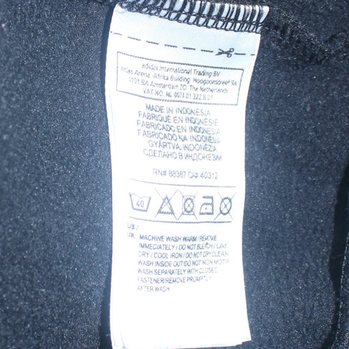 Adidas Boys Black Predator Full Zip Hoodie 15-16 Years