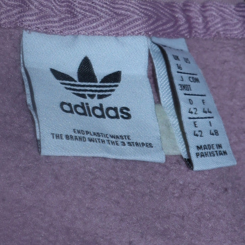 Adidas Women Purple Hooded Pullover Sweatshirt Size 16
