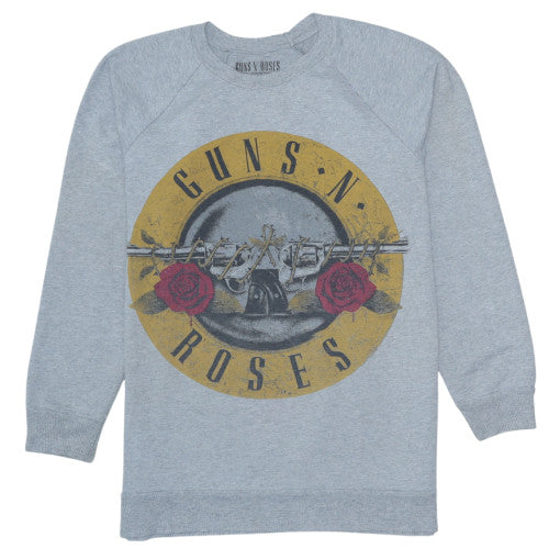 Atmosphere Guns N' Roses Grey Graphic Pullover Sweatshirt UK 14