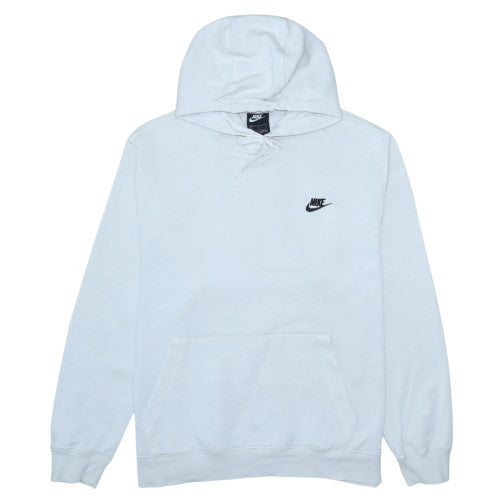Nike Women White XL Pullover Hoodie with Logo - Casual Style