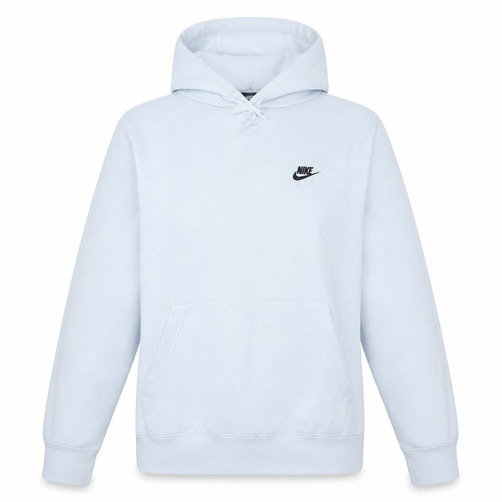 Nike Women White XL Pullover Hoodie with Logo - Casual Style
