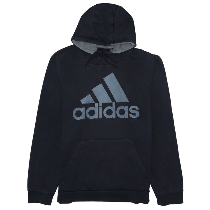 Adidas Men's Black Pullover Hoodie L Regular Fit Sportswear
