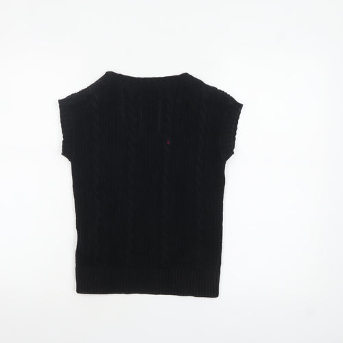 United Colors of Benetton Women's Black Knit Cardigan S