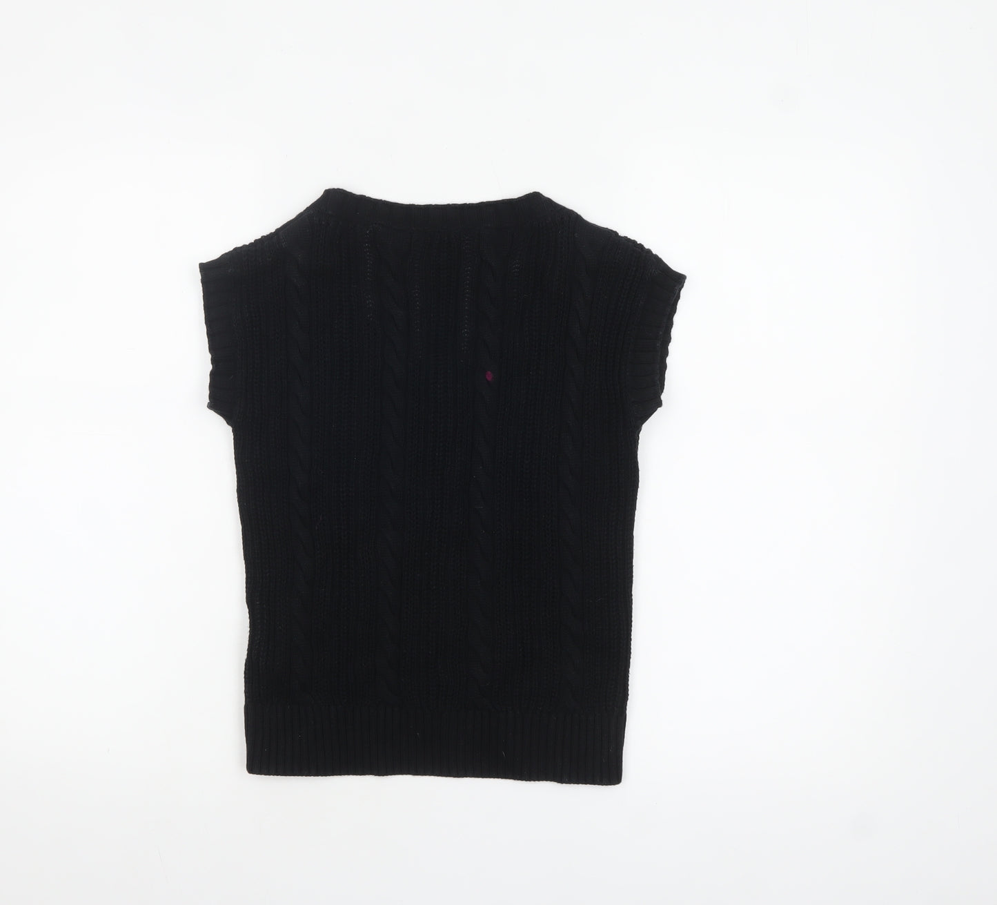 United Colors of Benetton Women's Black Knit Cardigan S
