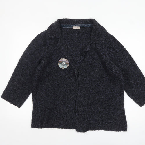 Marks and Spencer Women’s Black Knit Collared Cardigan XL