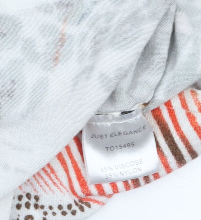 Just Elegance Women’s Multicoloured Animal Print Pullover Jumper S