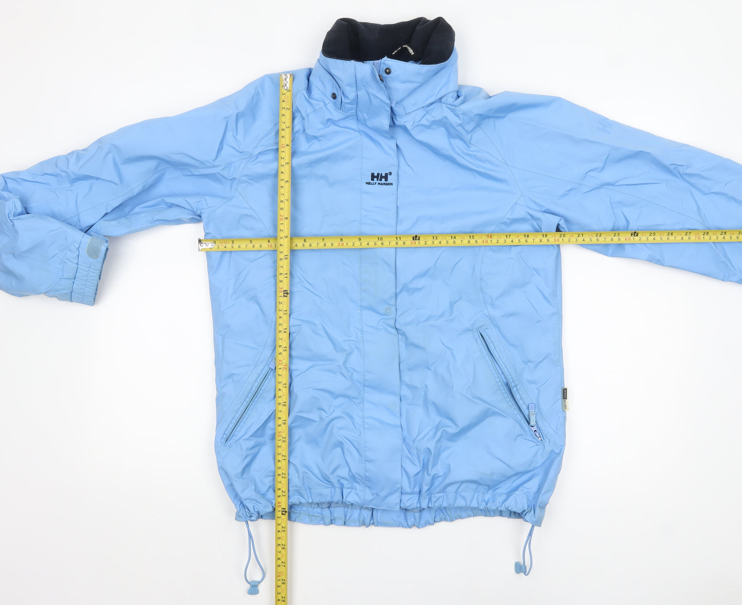 Helly Hansen Boys Blue Waterproof Windbreaker Jacket 16 Years Hooded