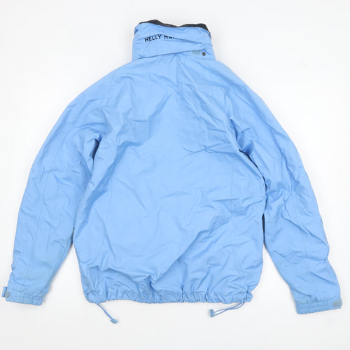 Helly Hansen Boys Blue Waterproof Windbreaker Jacket 16 Years Hooded