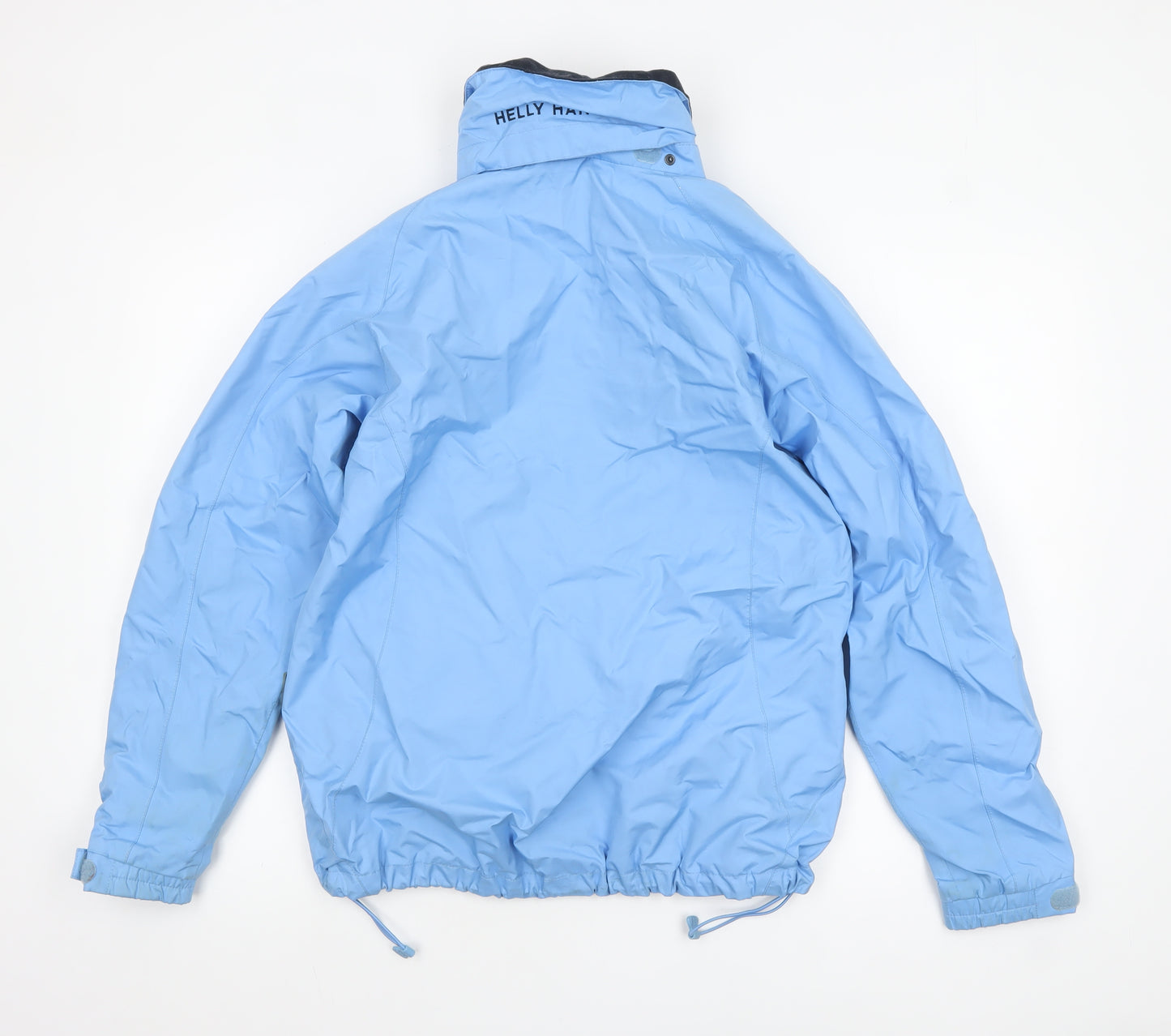 Helly Hansen Boys Blue Waterproof Windbreaker Jacket 16 Years Hooded