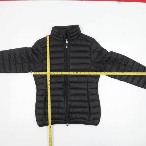 Geographical Norway Womens Black Size 12 Puffer Jacket Lightweight Quilted Outerwear