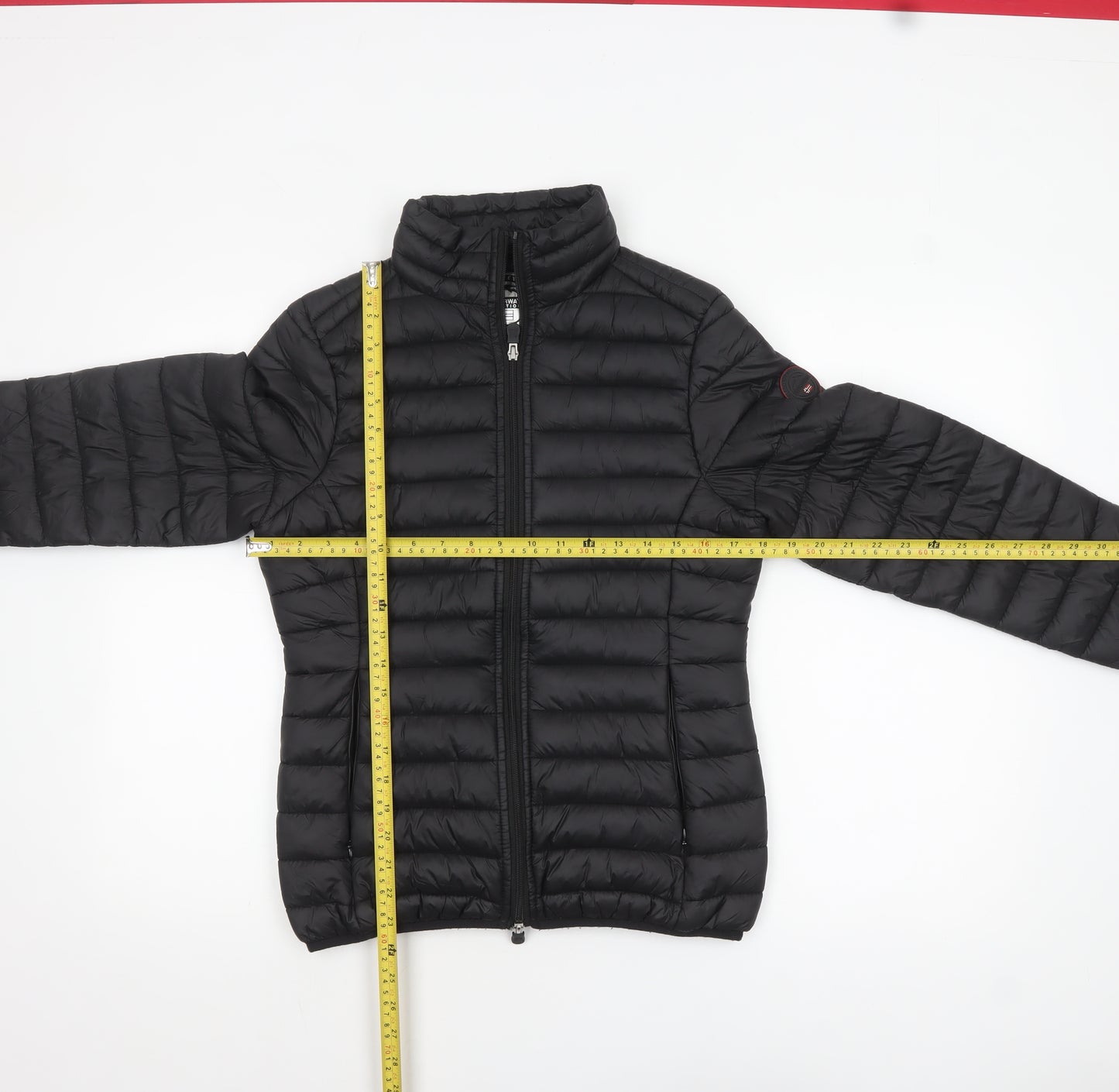 Geographical Norway Womens Black Size 12 Puffer Jacket Lightweight Quilted Outerwear