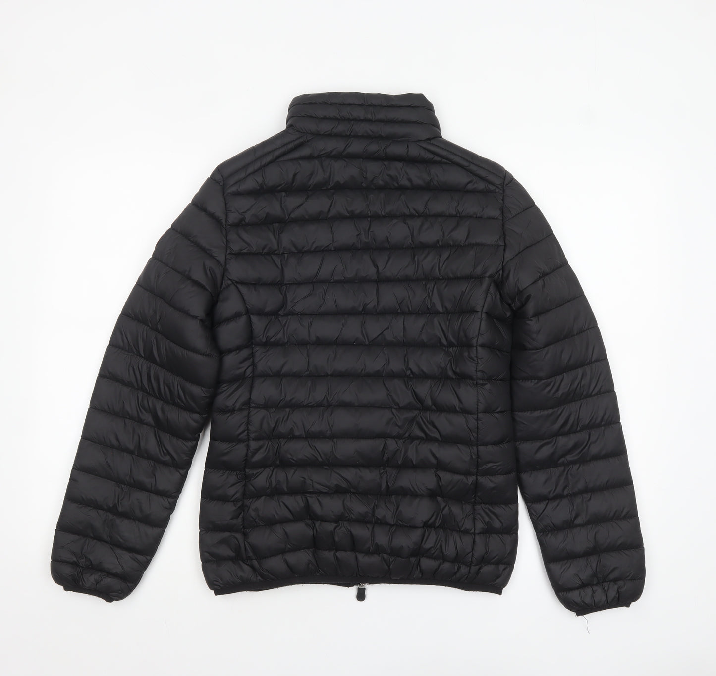 Geographical Norway Womens Black Size 12 Puffer Jacket Lightweight Quilted Outerwear