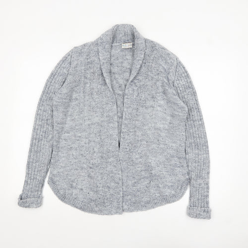 Marks and Spencer Women's Grey Size 16 Knit Open Cardigan