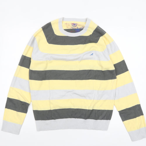 River Island Women's Multicoloured Striped Pullover Jumper M