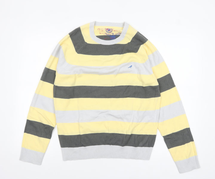 River Island Women's Multicoloured Striped Pullover Jumper M