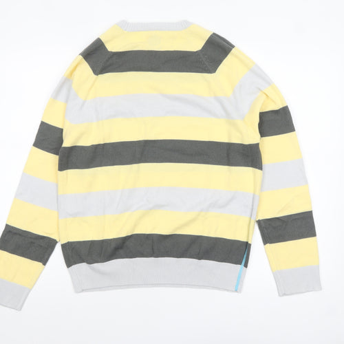 River Island Women's Multicoloured Striped Pullover Jumper M