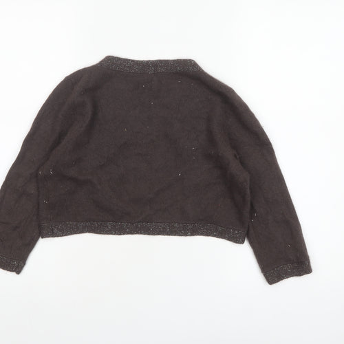 GAP Women's Brown Angora Blend Knit Shrug Cardigan Size S