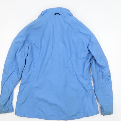 Haglöfs Women Blue Waterproof Hooded Rain Jacket UK 18