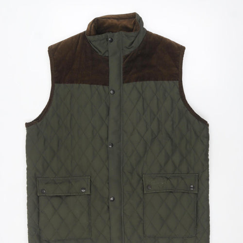 Country Estate Men's Green Quilted Waistcoat XL Padded Outdoor Vest