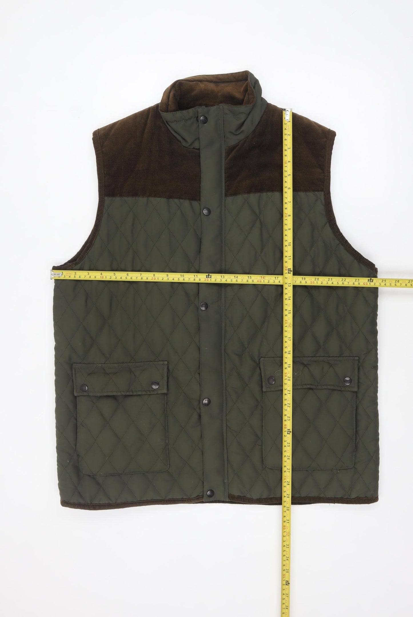 Country Estate Men's Green Quilted Waistcoat XL Padded Outdoor Vest