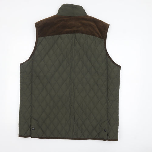 Country Estate Men's Green Quilted Waistcoat XL Padded Outdoor Vest