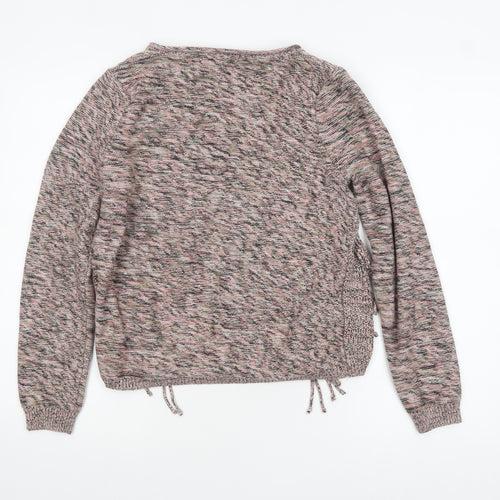 Marks and Spencer Women's Multicoloured Knit Cotton Pullover Jumper Size 12