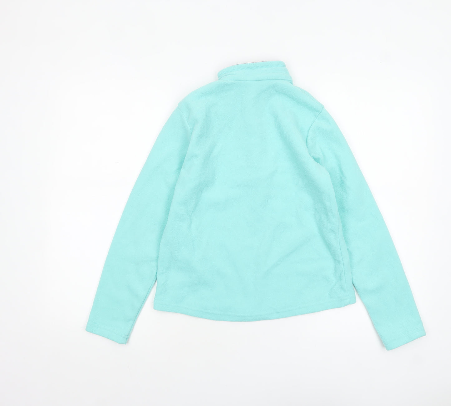 Quechua Girls Blue Fleece 1/2 Zip Pullover Sweatshirt 10-11 Years