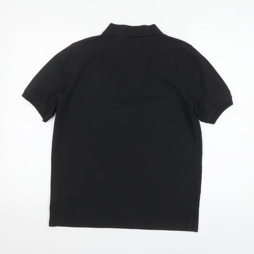 Slazenger Men's Black Short Sleeve Polo Shirt Size S Regular Fit