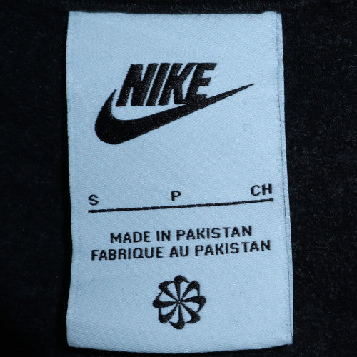 Nike Men's Black Pullover Hoodie Small Logo Fleece Sweatshirt