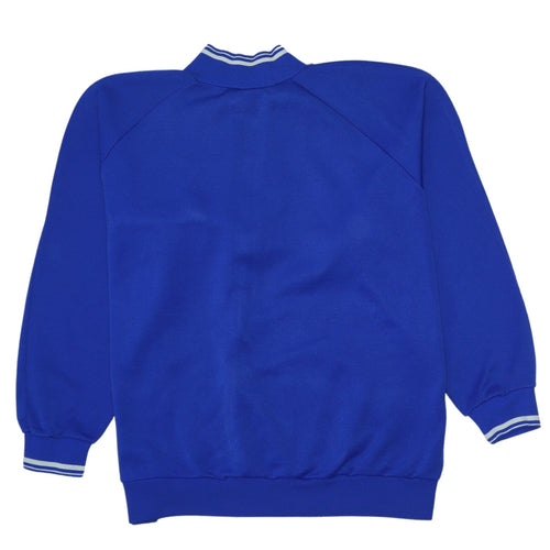 Le Coq Sportif Men's Blue Full Zip Sweatshirt Size S Retro Style