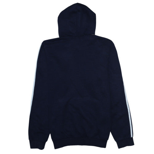 Adidas Men's Blue Pullover Hoodie M Fleece Sportswear