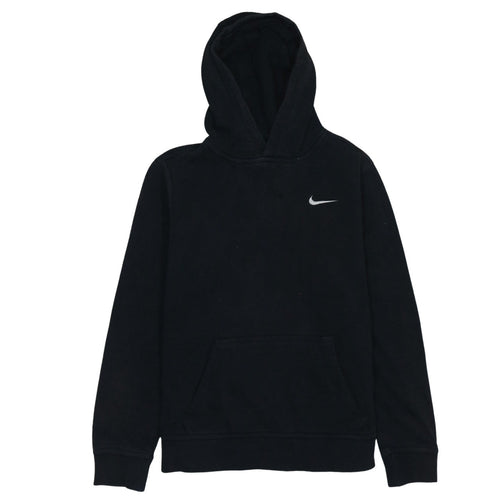 Nike Teens Black XL Pullover Fleece Hoodie with Logo