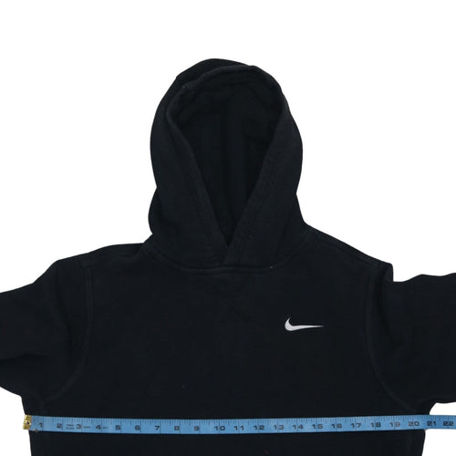 Nike Teens Black XL Pullover Fleece Hoodie with Logo