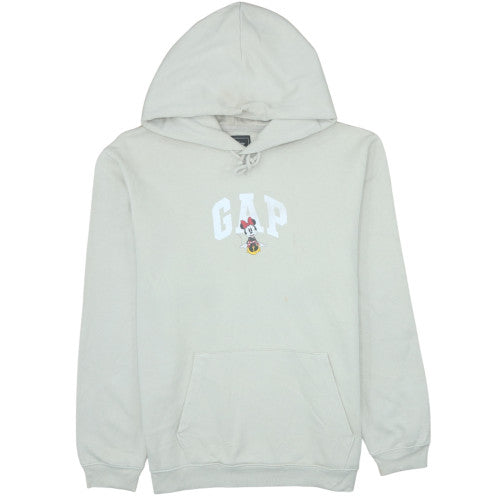GAP x Disney Women Beige Hoodie L Pullover Hooded Sweatshirt Minnie Mouse