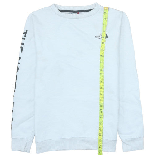 The North Face Womens White Crew Neck Pullover Sweatshirt S