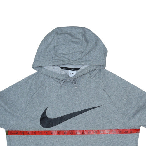 Nike Men’s Grey Dri-Fit Pullover Hoodie M Regular Fit Sportswear