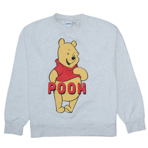 Disney Women’s Grey Winnie the Pooh Pullover Sweatshirt Size M