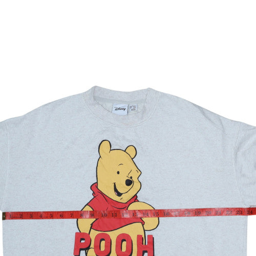 Disney Women’s Grey Winnie the Pooh Pullover Sweatshirt Size M