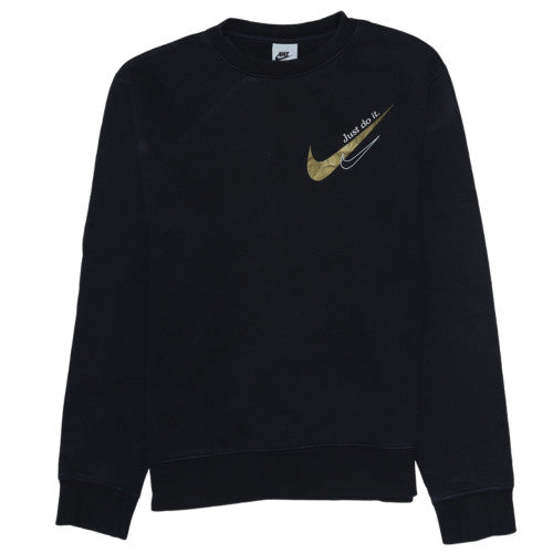 Nike Men's Black Small Pullover Crew Neck Sweatshirt