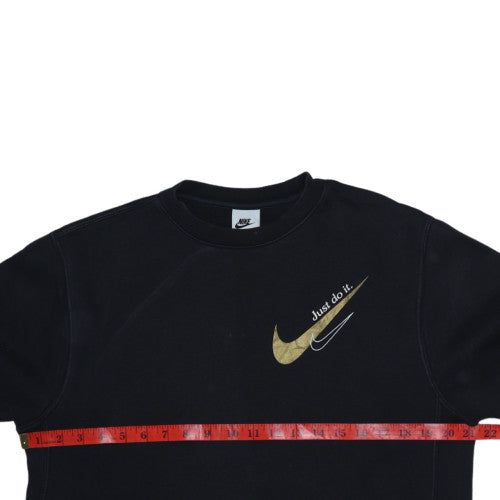 Nike Men's Black Small Pullover Crew Neck Sweatshirt