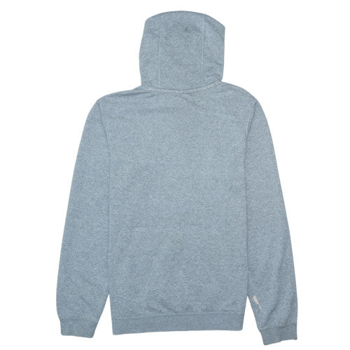 Nike Men’s Grey Pullover Fleece Hoodie S Regular Fit Logo Sportswear