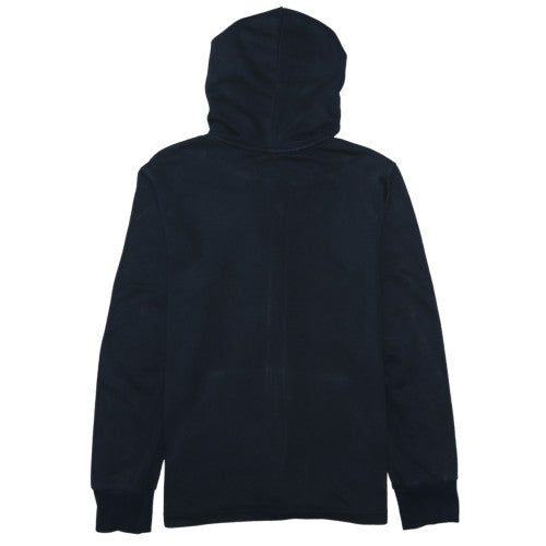 Adidas Boys Black Full Zip Hoodie Size 13-14 Years with White Stripes