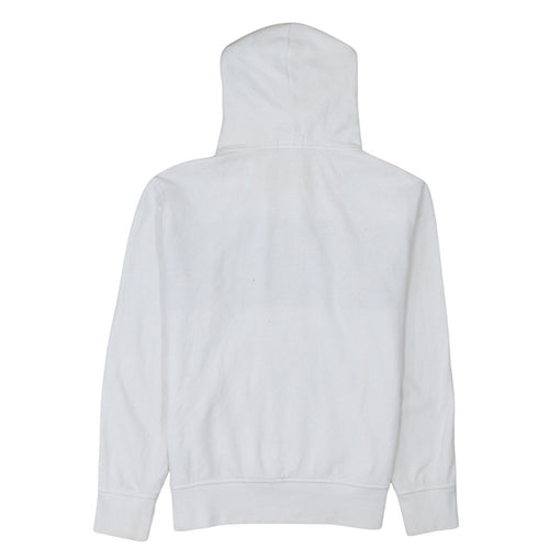 Polo Ralph Lauren Men's White Pullover Hoodie Medium Graphic Sport Logo