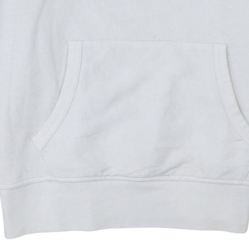Polo Ralph Lauren Men's White Pullover Hoodie Medium Graphic Sport Logo