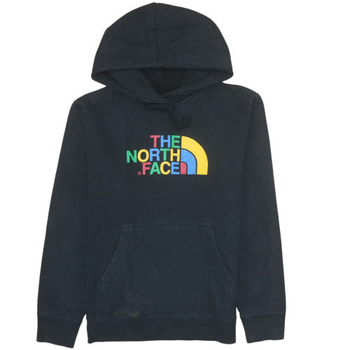 The North Face Men's Black Hoodie Medium Pullover Graphic Logo