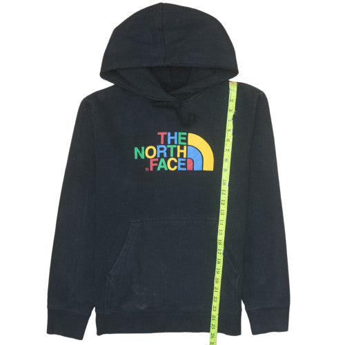 The North Face Men's Black Hoodie Medium Pullover Graphic Logo