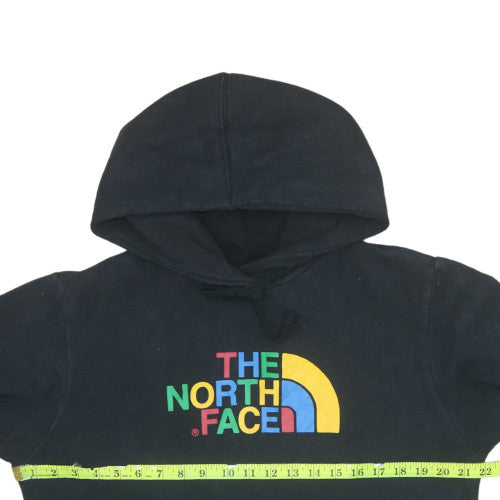 The North Face Men's Black Hoodie Medium Pullover Graphic Logo